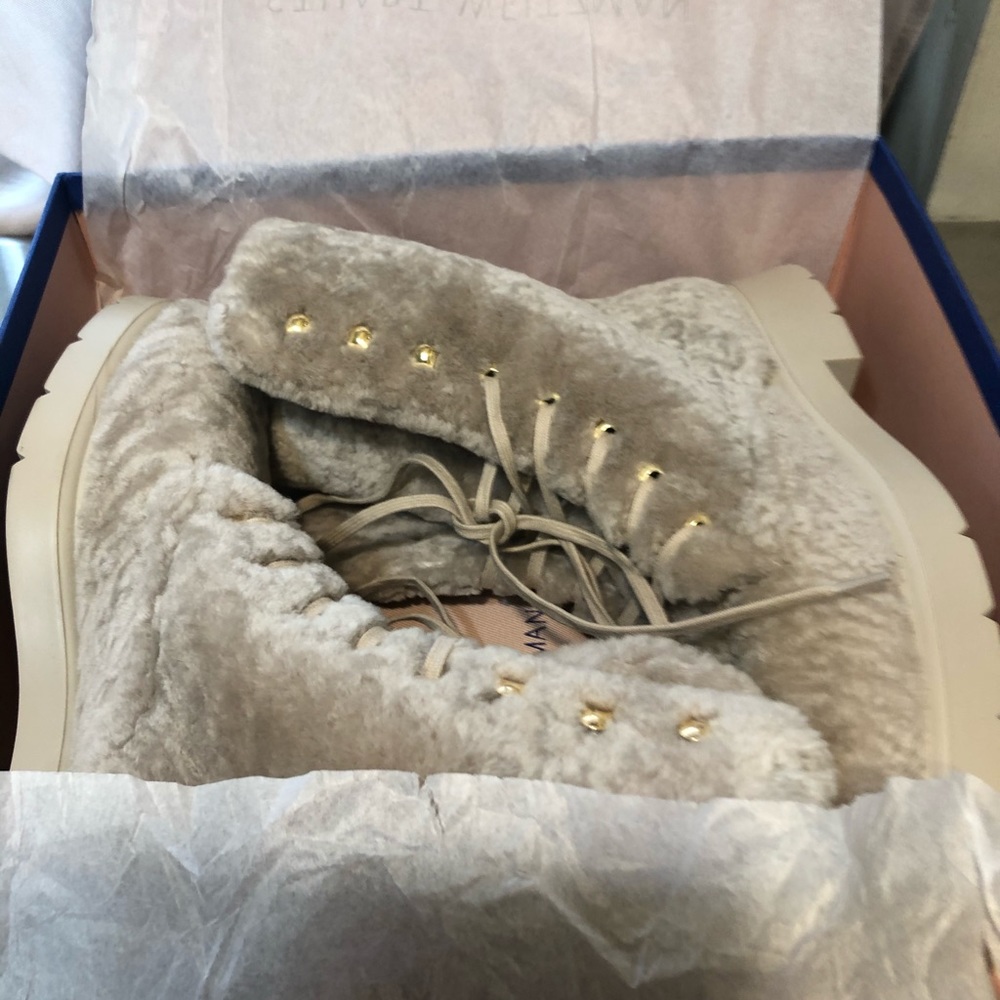 Stuart Weitzman Mckenzee Chill Combat Boot Size 8 - image 1